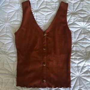 Ribbed tank top